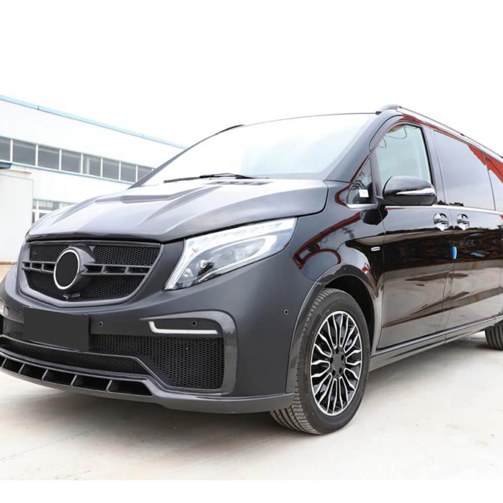Mercedes Benz V Class W447 Vito 2016-2019 Engine Bonnet Hood Cover Carbon Fiber-Ahacarbon