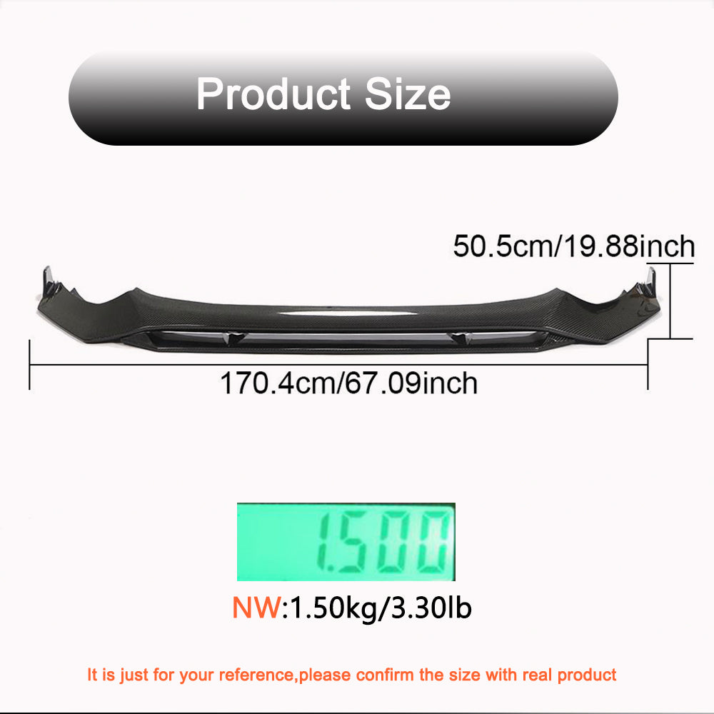 Toyota GR86 Coupe 2-Door 2022-2023 Front Bumper Lip Carbon Fiber-Ahacarbon
