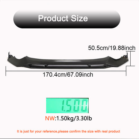 Toyota GR86 Coupe 2-Door 2022-2023 Front Bumper Lip Carbon Fiber-Ahacarbon