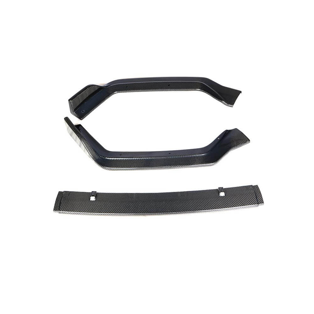 Infiniti Q50 Sport 2018-2022 Front Bumper Lip Carbon Fiber 3pcs/set-Ahacarbon