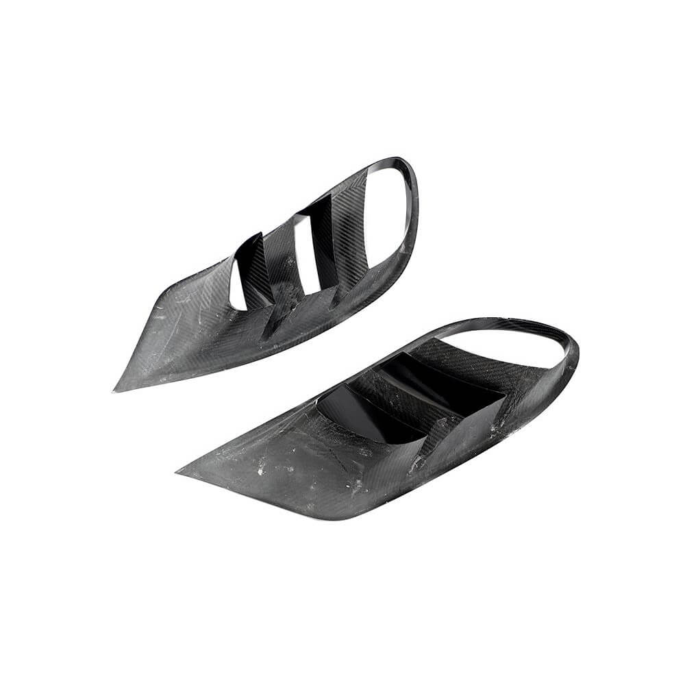 Mercedes Benz C217 S500 S550 Sport Pre-facelift 2015-2017 Fog Light Covers Dry Carbon Fiber-Ahacarbon