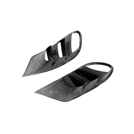 Mercedes Benz C217 S500 S550 Sport Pre-facelift 2015-2017 Fog Light Covers Dry Carbon Fiber-Ahacarbon