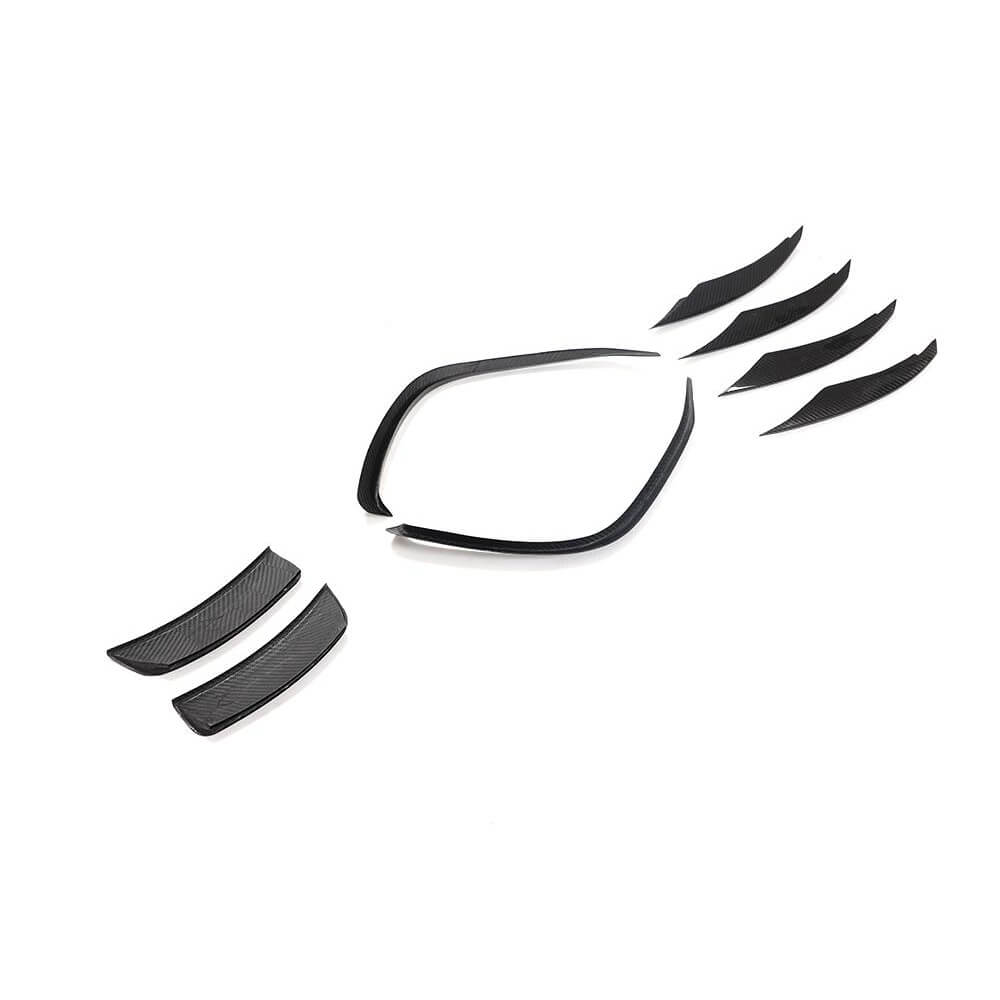 Mercedes Benz (W177) V177 A200 A250 Sport 2019-2021 Front Bumper Vents Dry Carbon Fiber-Ahacarbon