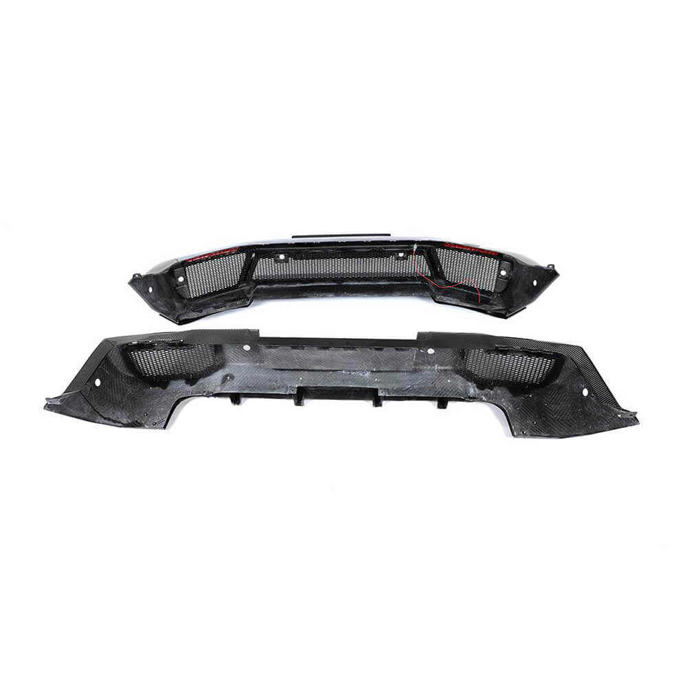 Mercedes Benz G Class W463 2019UP Front Rear Bumper Dry Carbon Fiber-Ahacarbon