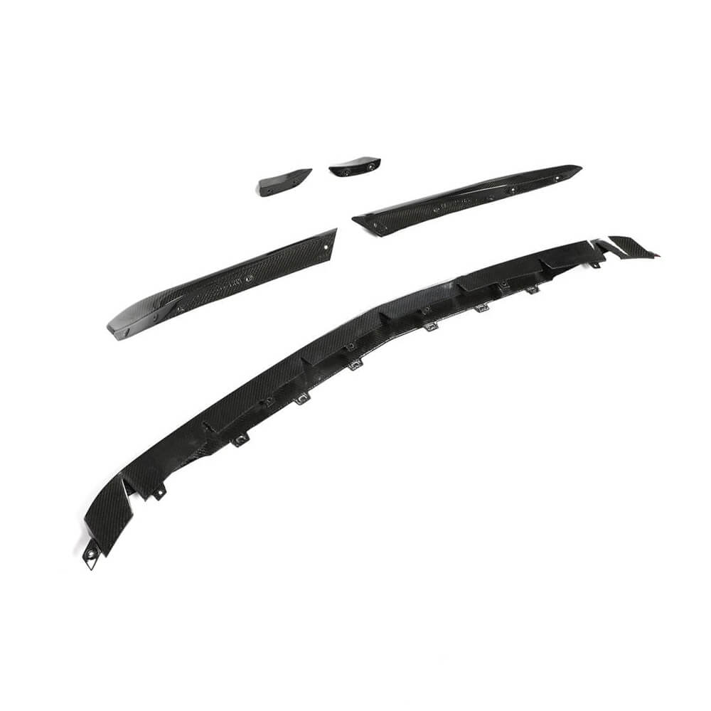 Mercedes Benz W177 V177 A45 AMG S Sedan Front Bumper Lip Carbon Fiber-Ahacarbon