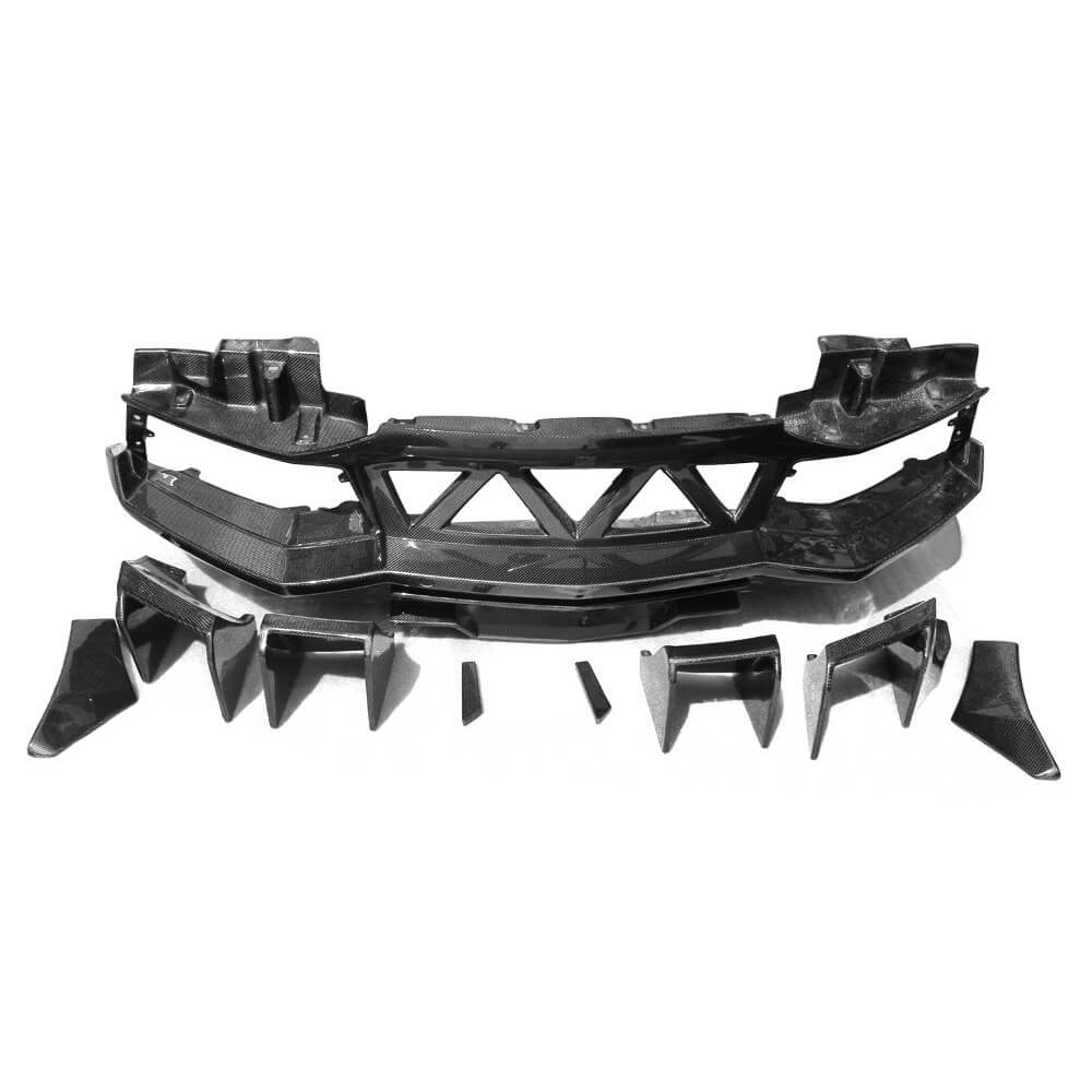 Lamborghini Aventador LP700-4 2011-2016 Rear Bumper Carbon Fiber-Ahacarbon