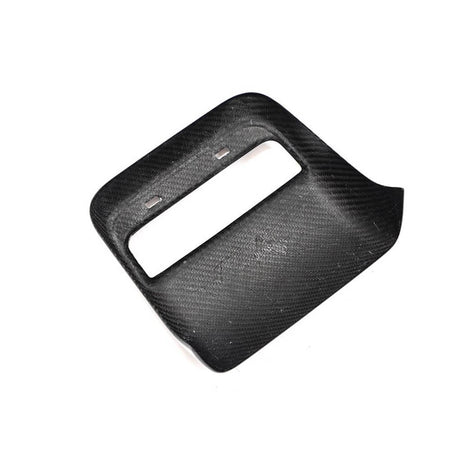 Tesla Model 3 Rear Back Seat Aircondition Moulding Dash Covers Dry Carbon Fiber-Ahacarbon