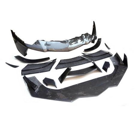 Lamborghini Aventador LP700-4 2011-2016 Front Bumper Lip Carbon Fiber-Ahacarbon