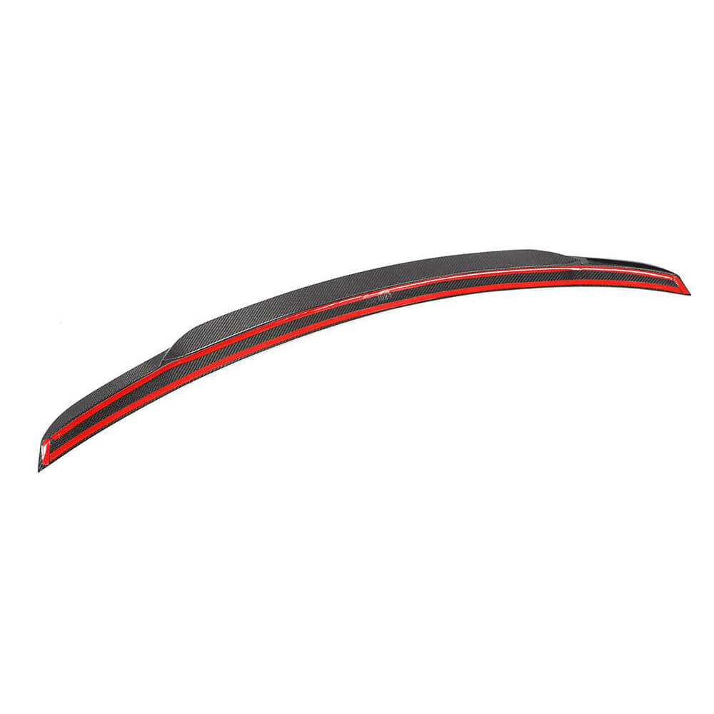 For Mercedes Benz W221 Carbon Fiber Rear Trunk Spoiler Boot Wing Lip | S280 S300 S350 S400 S450 S500 550 S63 AMG-Ahacarbon