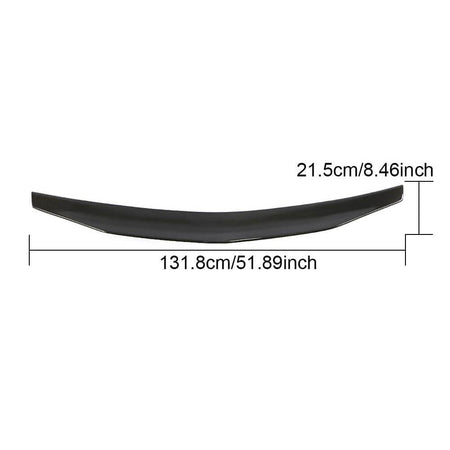 Mercedes Benz E Class W212 E63 AMG Sedan 2010-2016 Rear Trunk Spoiler Carbon Fiber-Ahacarbon