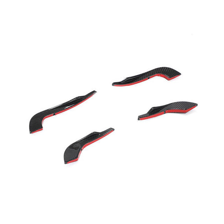 Audi S4 A4 S Line B9 Sedan 2017-2020 Front Bumper Vents Dry Carbon Fiber-Ahacarbon
