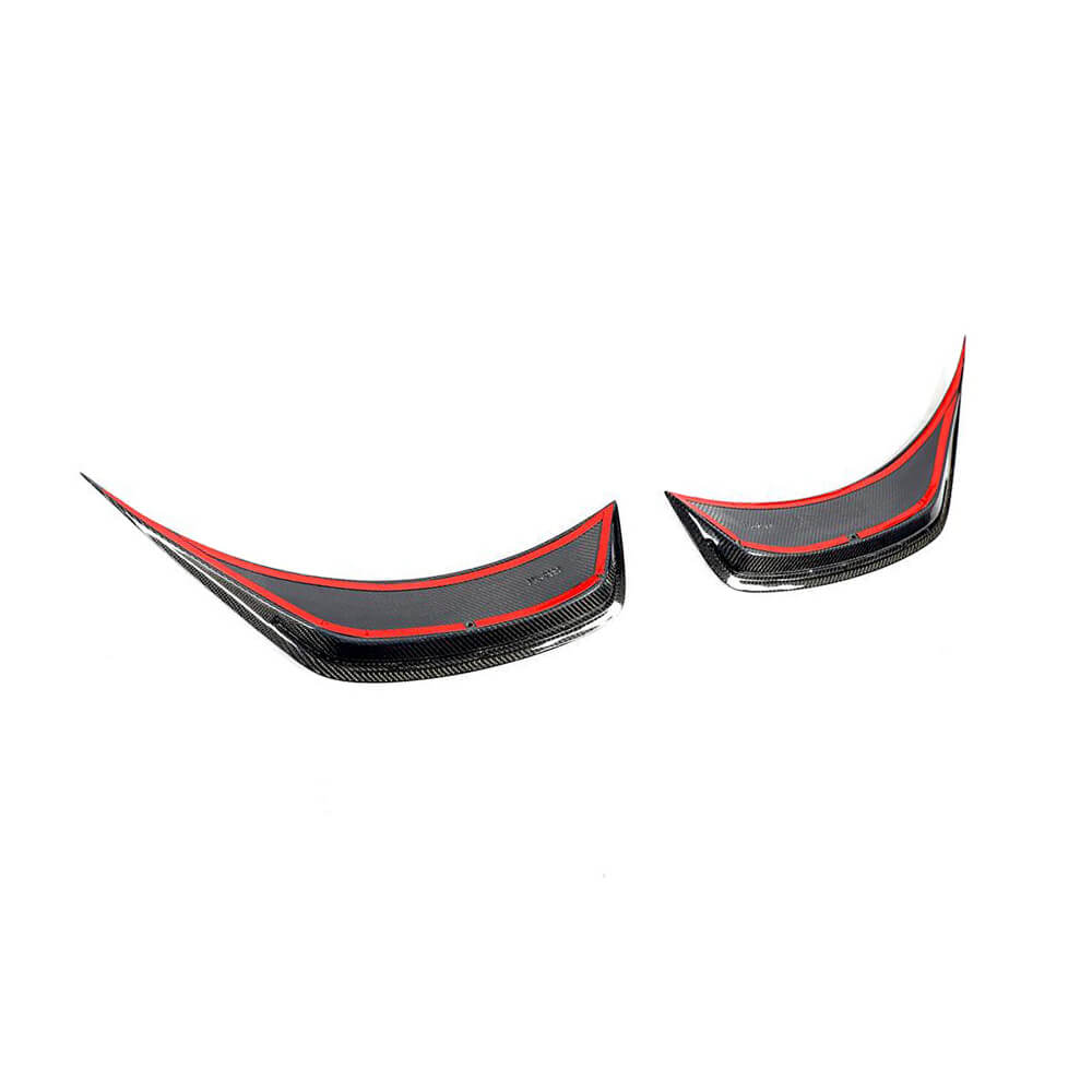 Tesla Model 3 2016-2022 Rear Bumper Vents Carbon Fiber-Ahacarbon