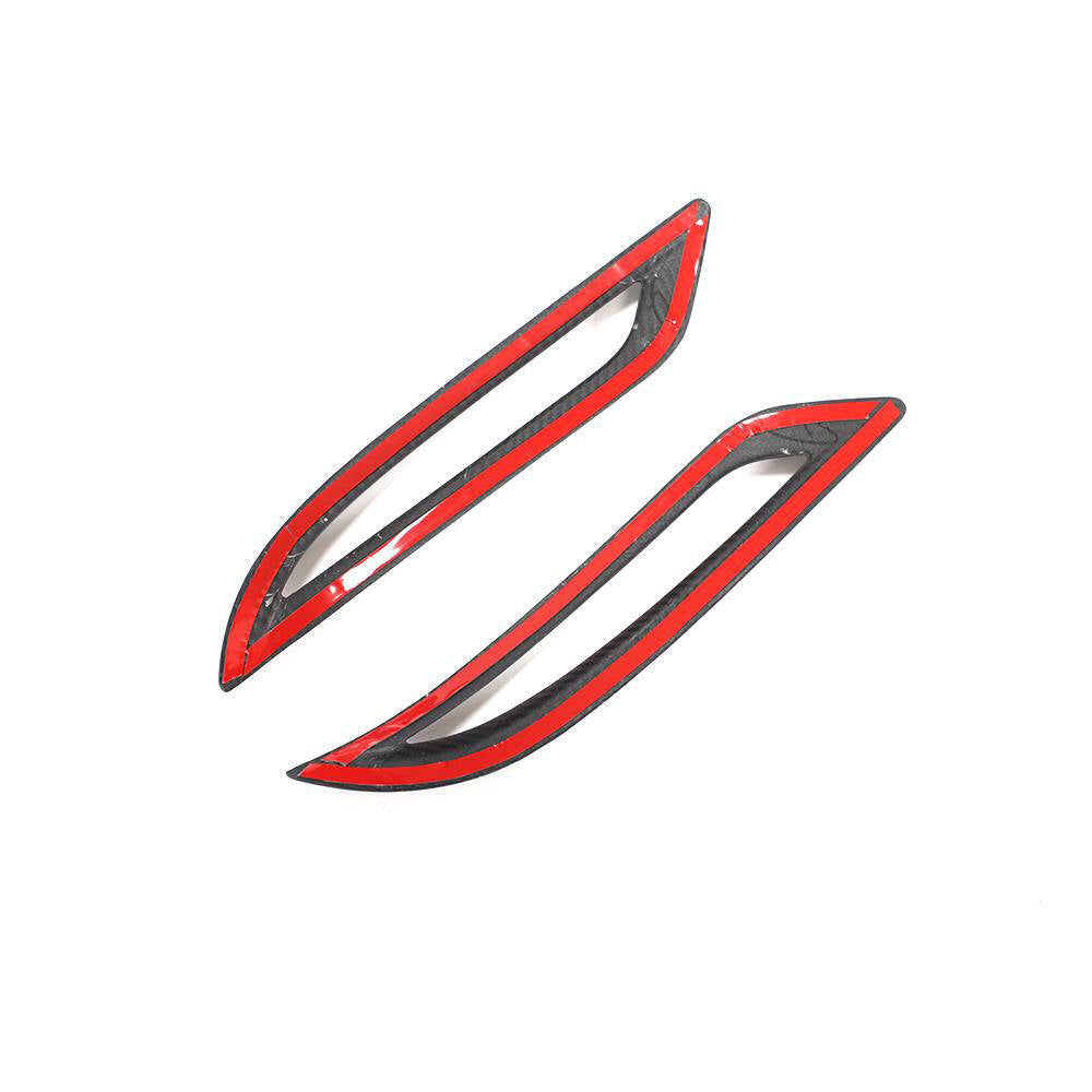 Tesla Model 3 2016-2022 Rear Bumper Reflector Cover Dry Carbon Fiber-Ahacarbon