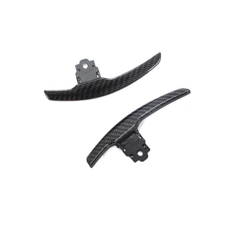 BMW M2 M3 M4 M5 M6 X5M X6M 2012-2020 Paddle Shifter Extensions Covers Dry Carbon Fiber-Ahacarbon
