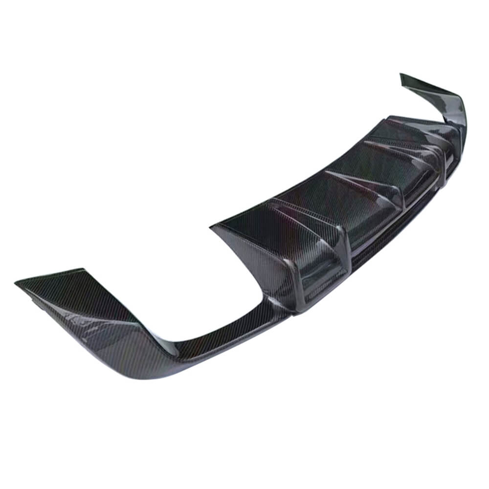 Audi S3 A3 Sline 8V Hatchback Pre-facelift 2014-2016 Rear Bumper Diffuser Carbon Fiber-Ahacarbon