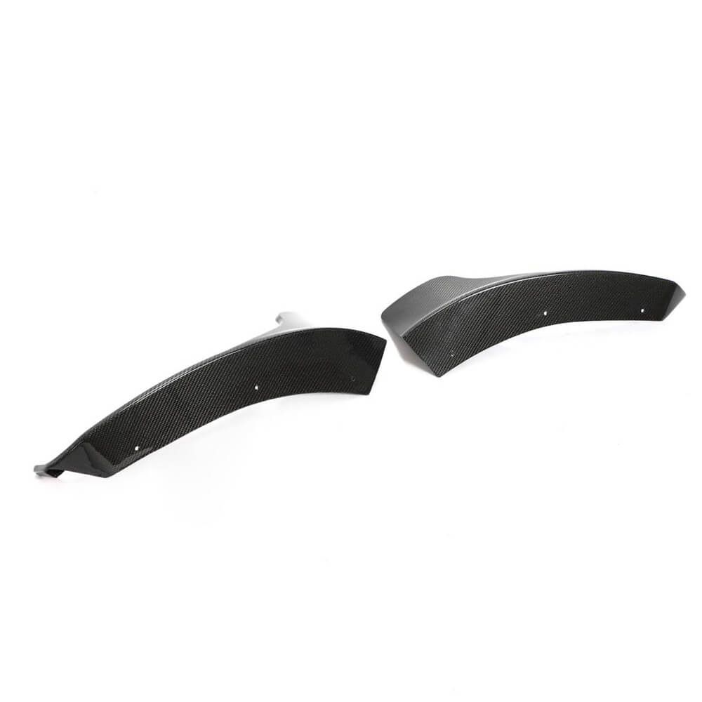 Mercedes Benz A Class W177 V177 Sport 2019-2022 Front Bumper Splitters Carbon Fiber-Ahacarbon