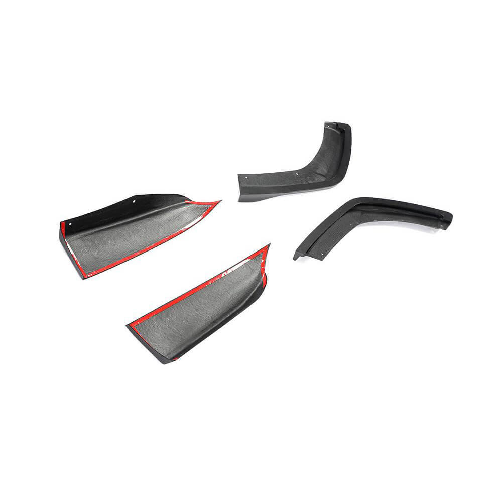 Maserati Levante Sport Utility 2016-2020 Rear Bumper Splitters Carbon Fiber-Ahacarbon