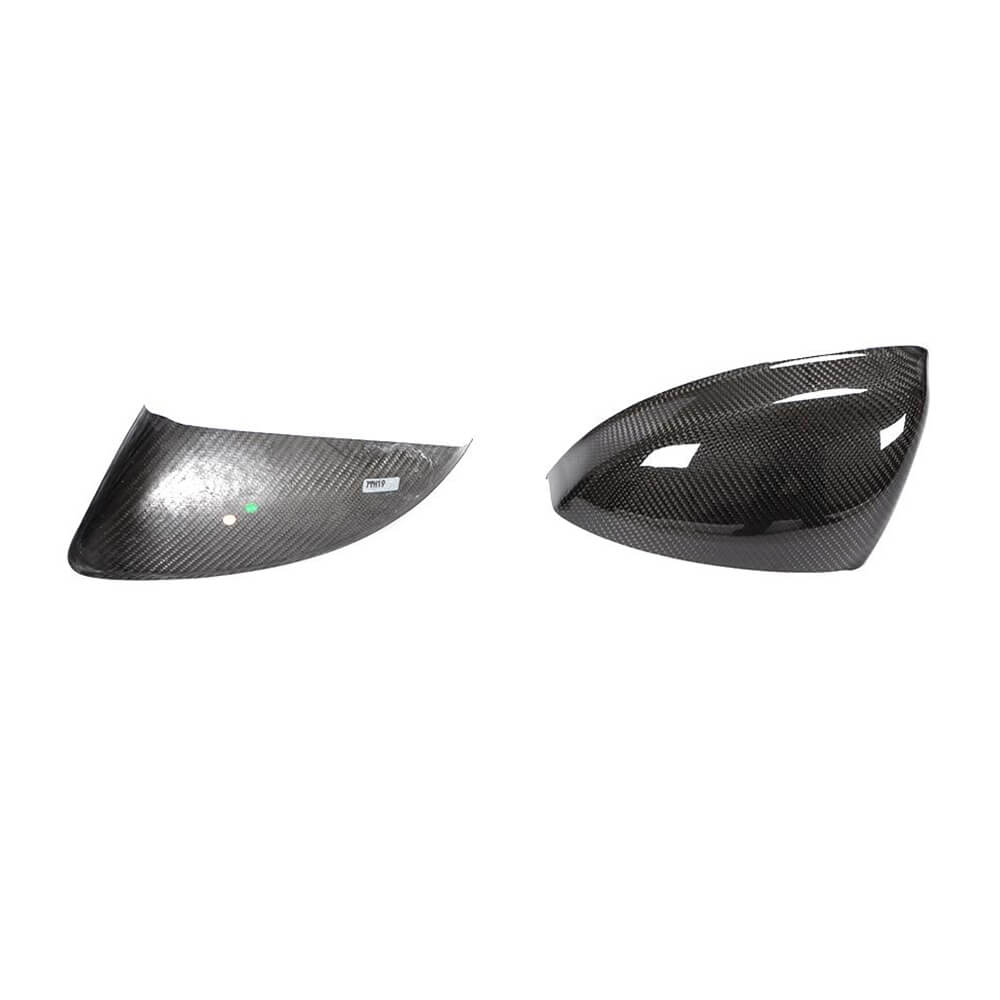 Audi TT TTS R8 V10 2016-2019 Mirror Covers Add-on Dry Carbon Fiber-Ahacarbon