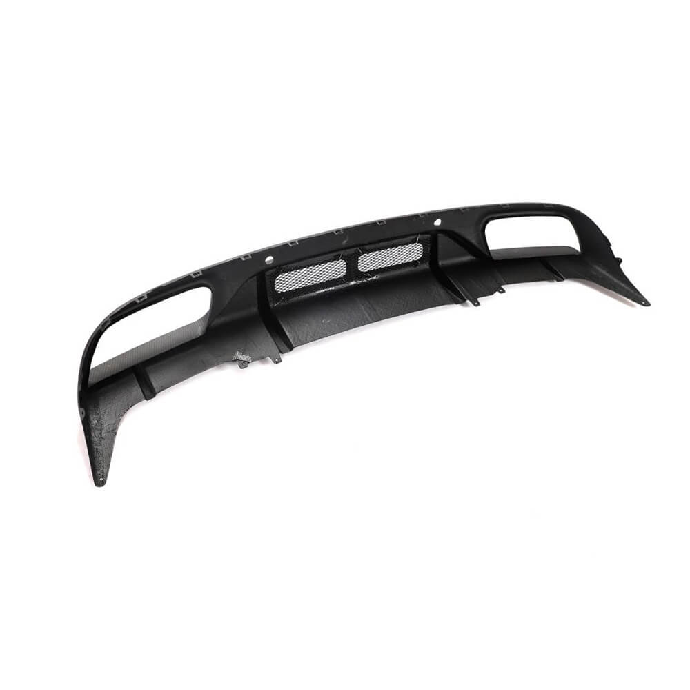Mercedes Benz (W205) C205 A205 C63 (S) AMG Facelift 2019-2021 Rear Bumper Diffuser Carbon Fiber-Ahacarbon