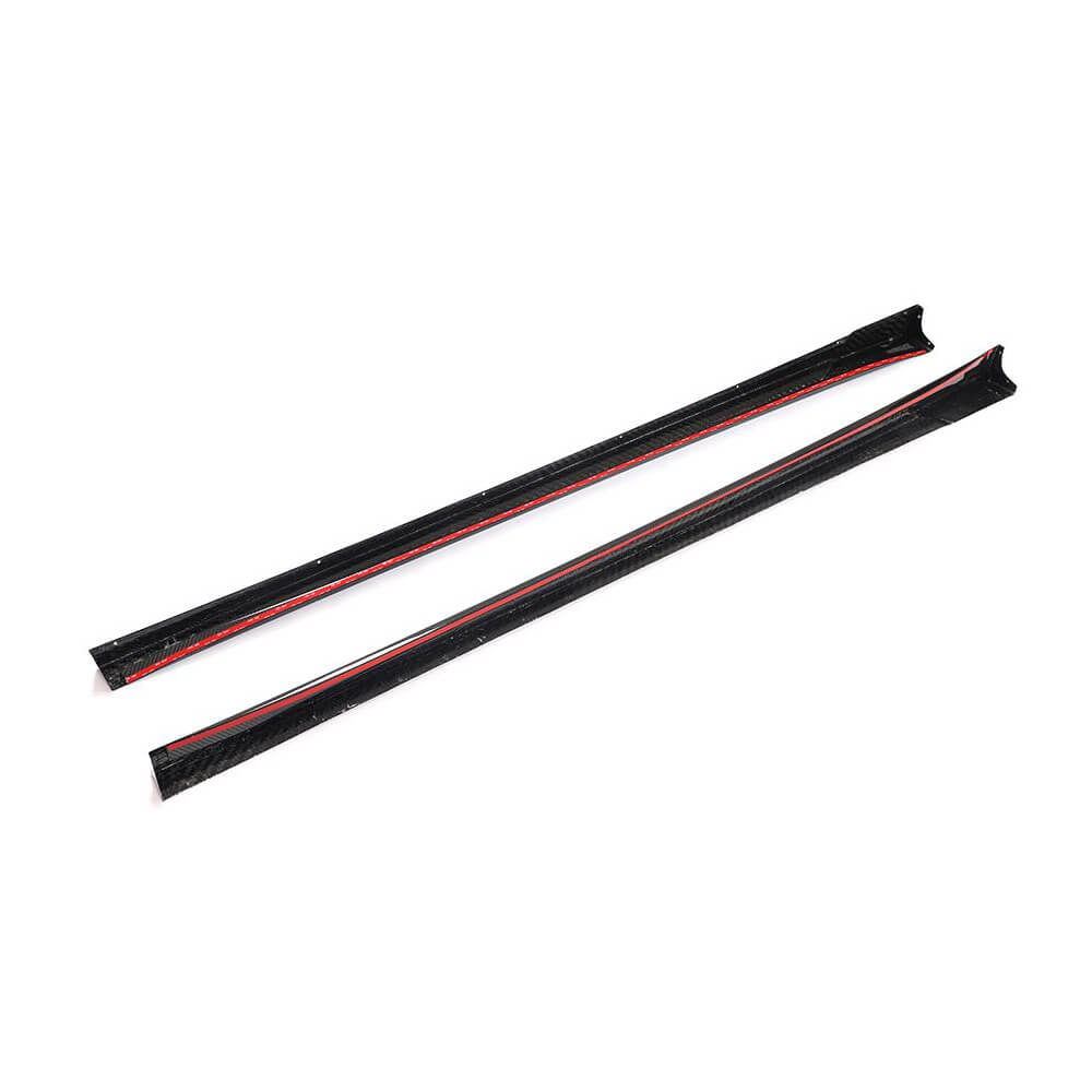 Maserati Ghibli M157 2014-2021 Side Skirts Dry Carbon Fiber-Ahacarbon