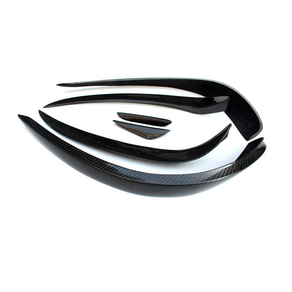 Mercedes Benz (W207) C207 A207 Sport Facelift 2014-2016 Front Bumper Trims Carbon Fiber-Ahacarbon