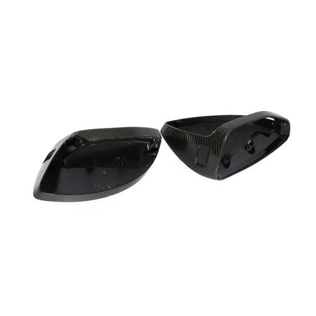 Audi A6 A7 A8 Quattro C8 2019-2022 Mirror Covers Replacement Style Carbon Fiber-Ahacarbon