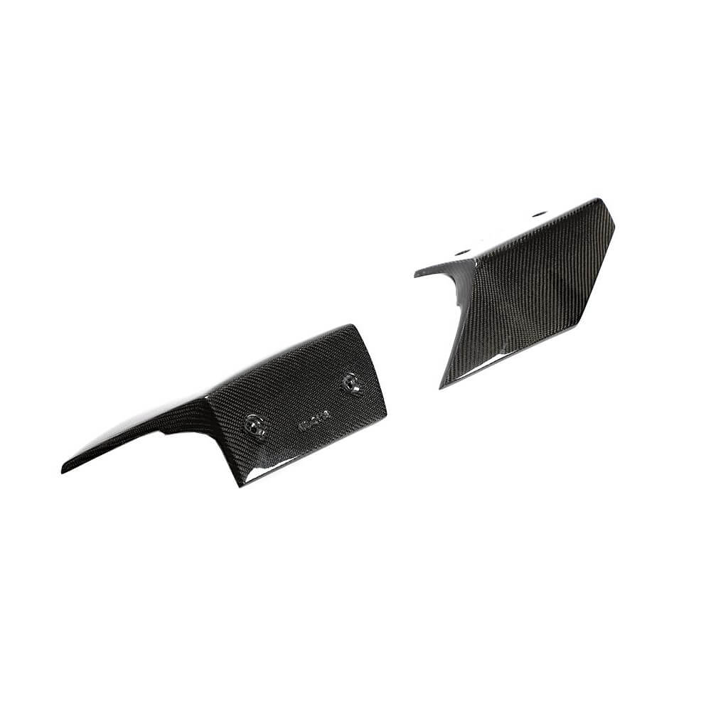 For BMW X6 F16 Base Carbon Fiber Rear Bumper Splitter Cupwing Winglets Vent Flaps-Ahacarbon