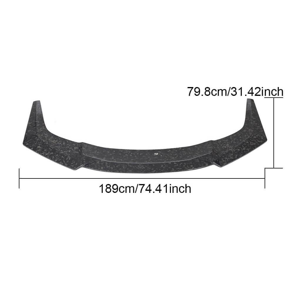 Lamborghini Huracan LP600 LP610 2014-2017 Front Bumper Lip Dry Carbon Fiber-Ahacarbon