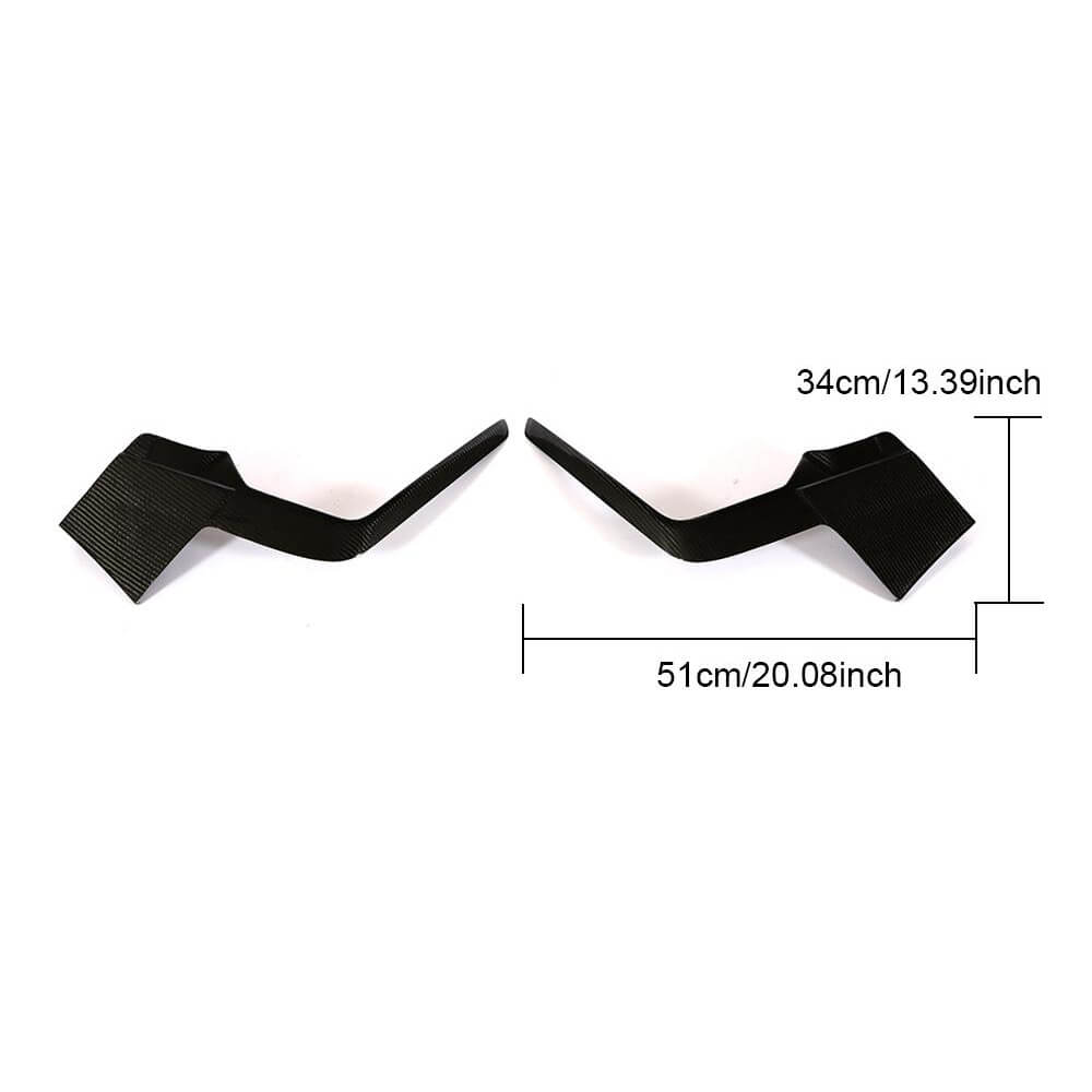 Volkswagen VW Golf 7.5 MK7.5 R R-Line 2017-2019 Front Bumper Vents Carbon Fiber/FRP-Ahacarbon