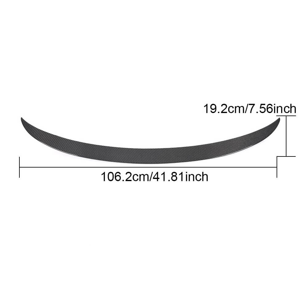 Mercedes Benz H247 GLA200 GLA250 GLA35 AMG 2020UP Rear Roof Spoiler Carbon Fiber-Ahacarbon