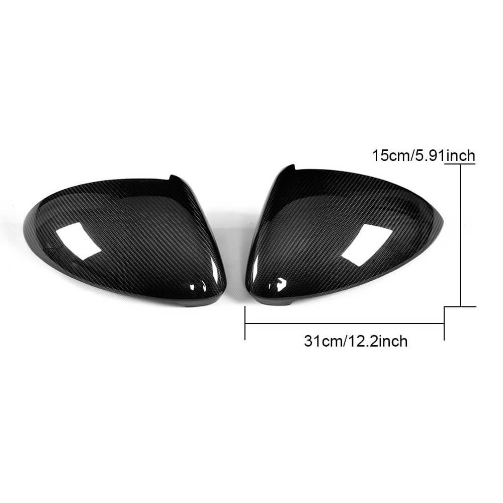 Porsche Cayenne 958 Sport Utility 2018-2021 Mirror Covers Carbon Fiber-Ahacarbon