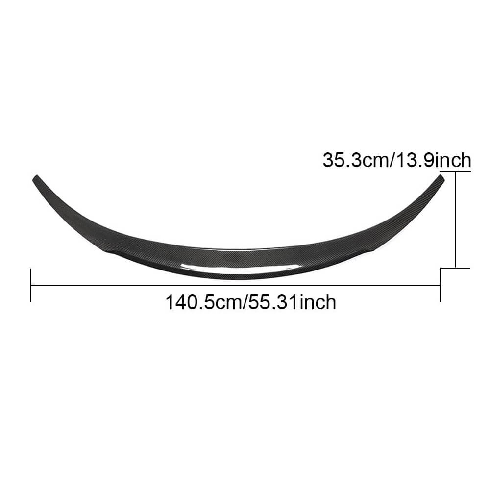 Tesla Model 3 2016-2022 Rear Trunk Spoiler Carbon Fiber-Ahacarbon
