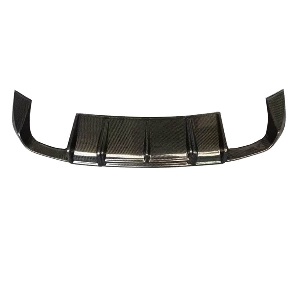 Audi S3 A3 Sline 8V Hatchback Pre-facelift 2014-2016 Rear Bumper Diffuser Carbon Fiber-Ahacarbon