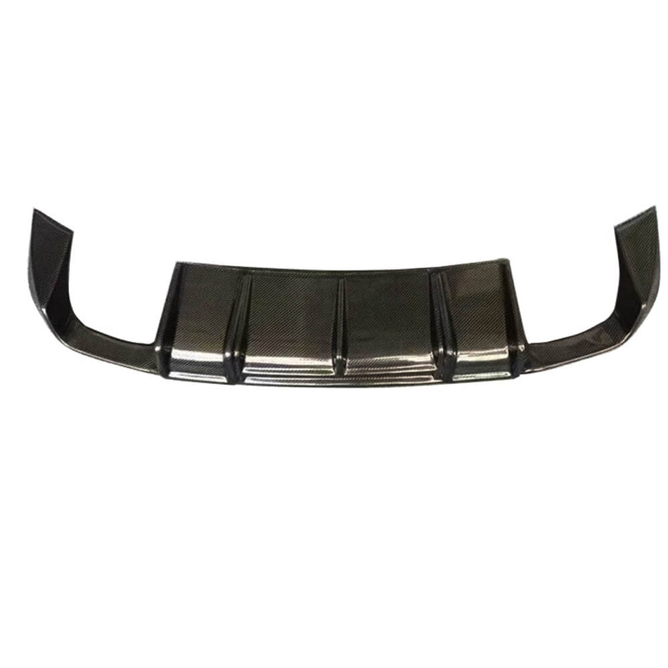 Audi S3 A3 Sline 8V Hatchback Pre-facelift 2014-2016 Rear Bumper Diffuser Carbon Fiber-Ahacarbon