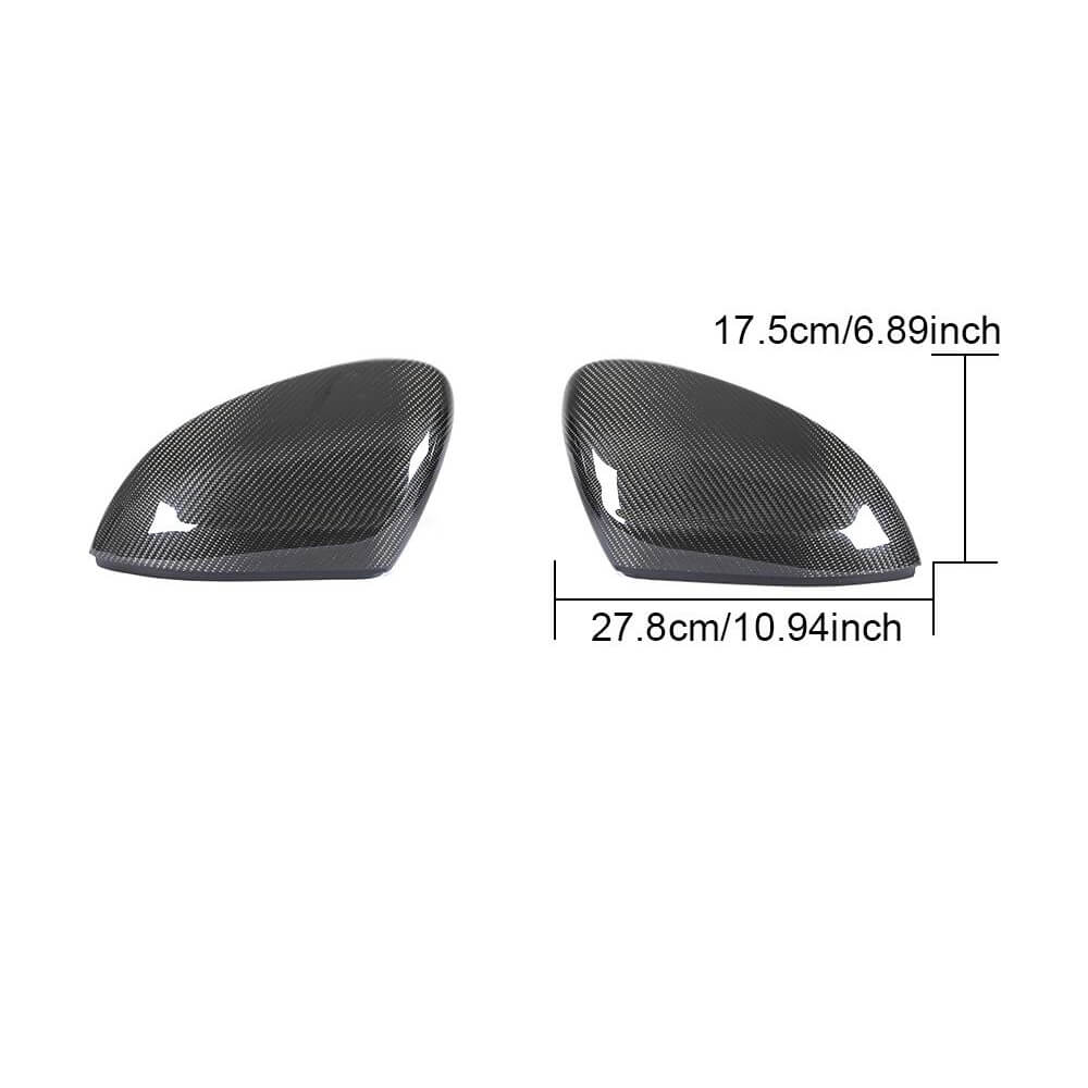 Volkswagen VW Passat CC Magotan 2019-2021 Mirror Covers Pair Carbon Fiber-Ahacarbon