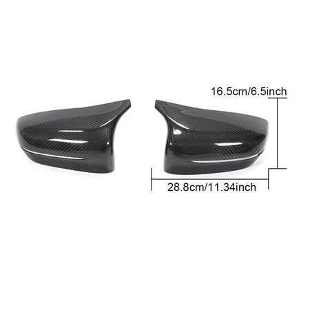 BMW 5 Series F90 M5 Pre-LCI 2018-2020 Mirror Covers Pair RHD Carbon Fiber-Ahacarbon