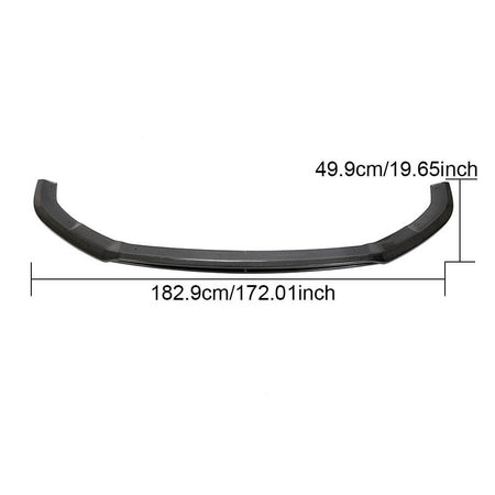 Volkswagen VW Multivan Transporter T6 2015-2020 Front Bumper Lip Carbon Fiber-Ahacarbon