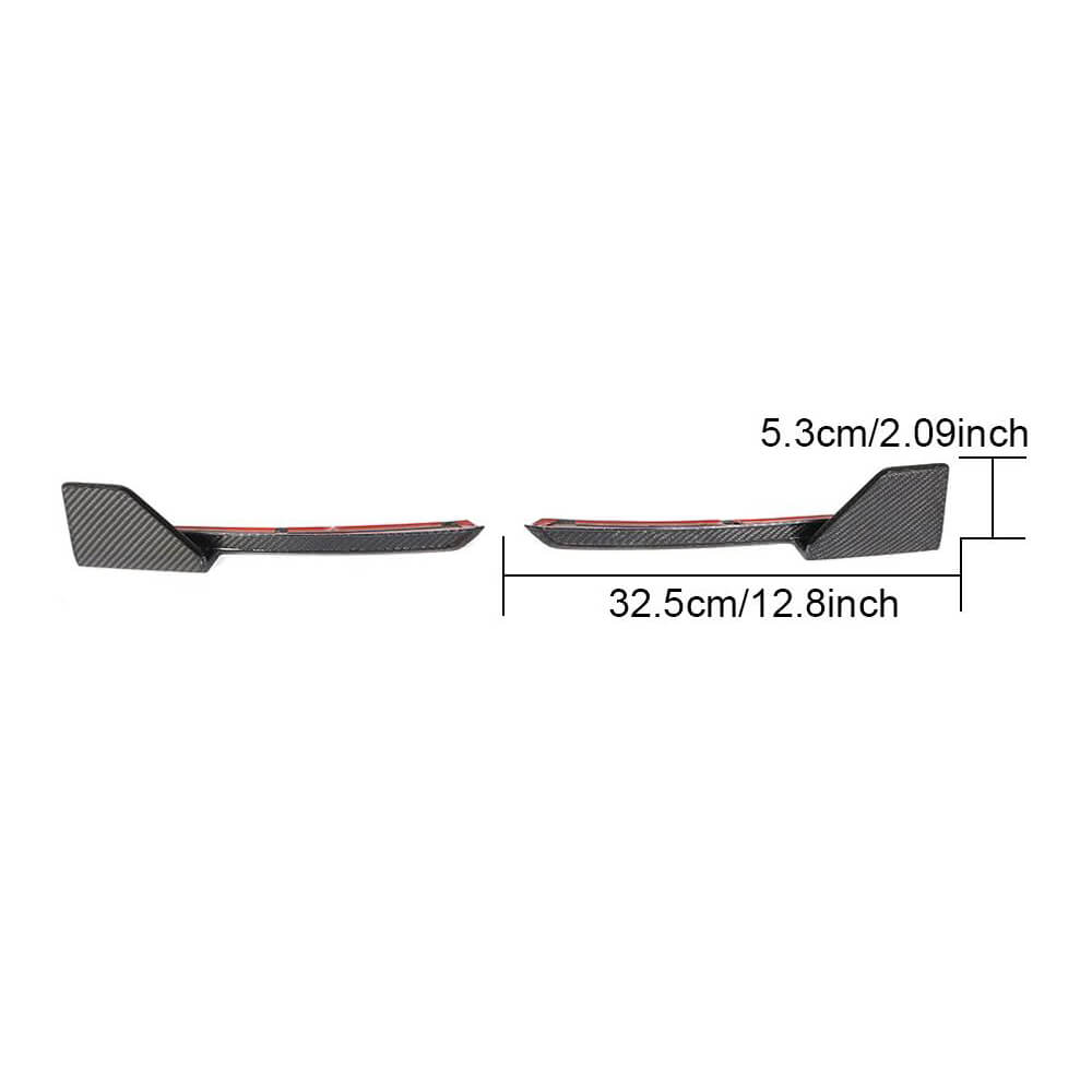 BMW X3 G01 M40i 2018-2020 Rear Bumper Splitters Carbon Fiber-Ahacarbon
