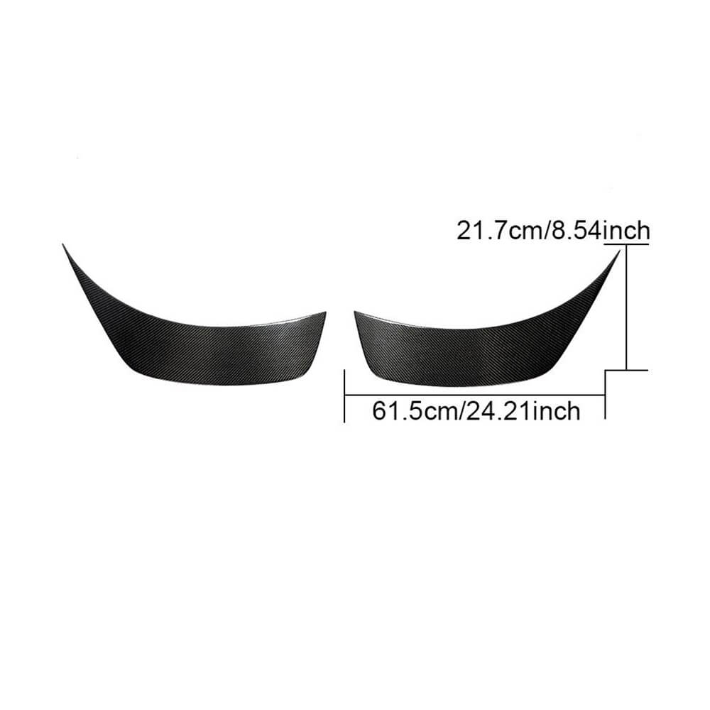 Tesla Model 3 2016-2022 Rear Bumper Vents Carbon Fiber-Ahacarbon