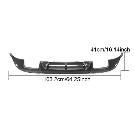 Volkswagen VW Golf 7.5 MK7.5 Base/GTI 2018-2020 Rear Bumper Diffuser Carbon Fiber-Ahacarbon