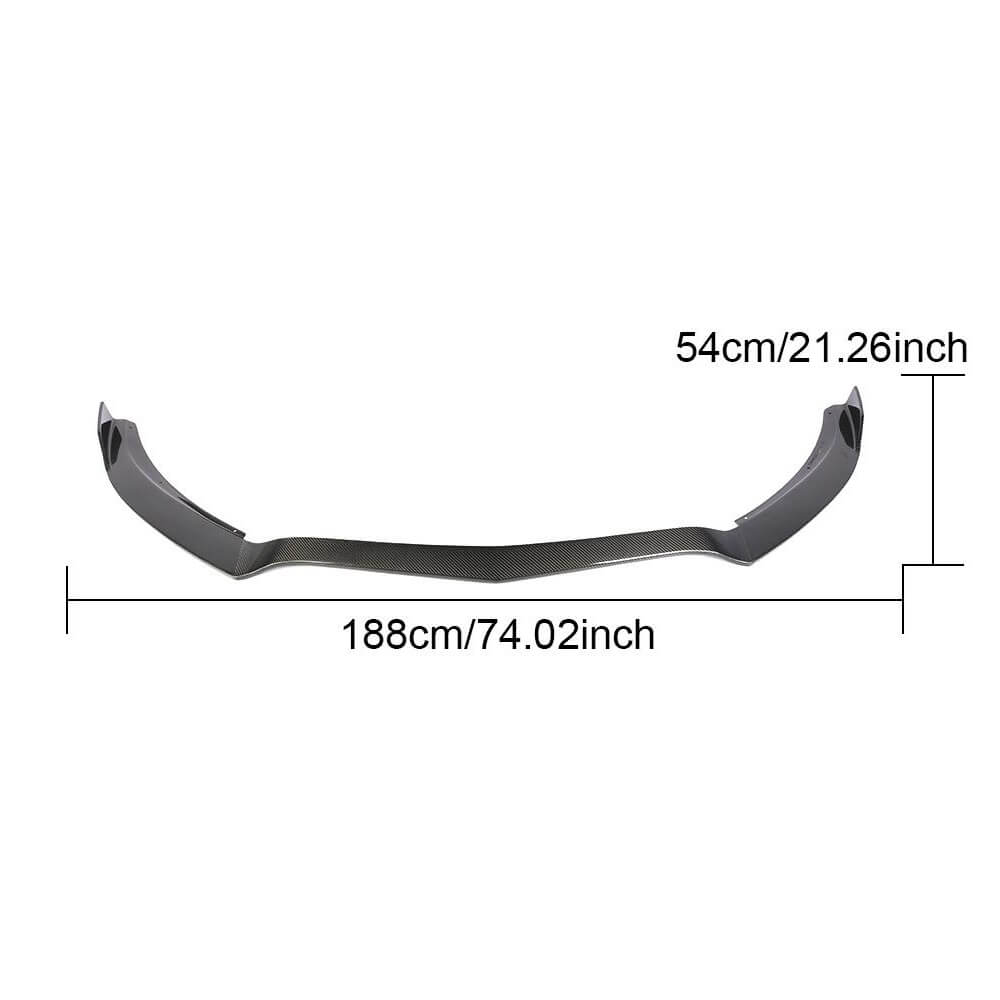Mercedes Benz AMG GT R 2016-2019 Front Bumper Lip Carbon Fiber-Ahacarbon