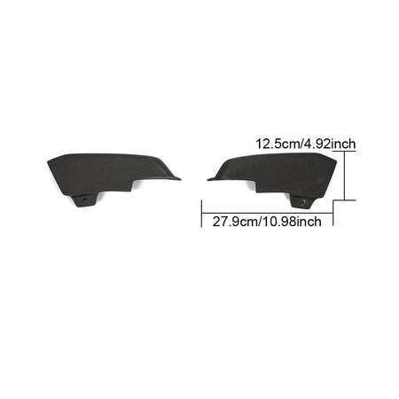 For Porsche 718 (982) Boxster Cayman 2016-2019 Rear Bumper Vents Carbon Fiber-Ahacarbon