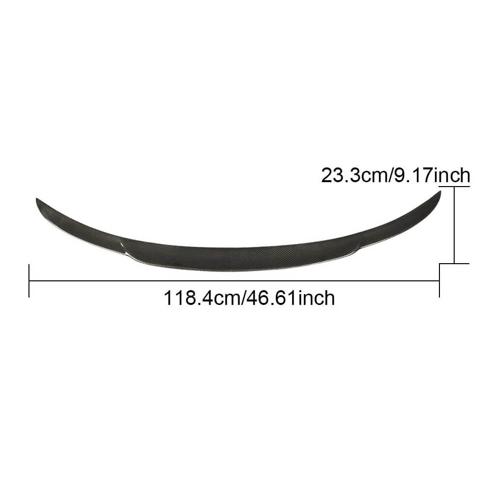 Mercedes Benz A Class (W177) V177 2019UP Rear Trunk Spoiler Carbon Fiber-Ahacarbon