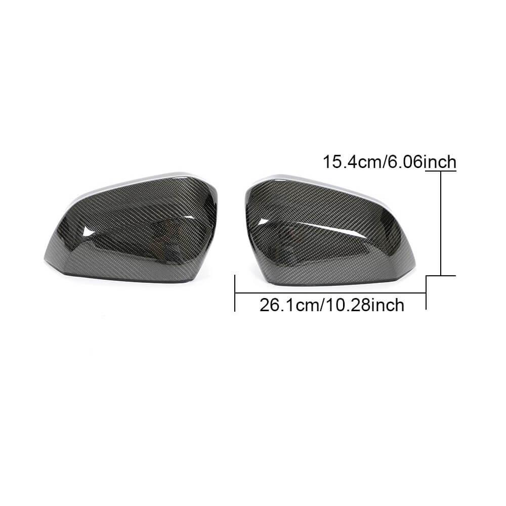 Audi Q2 Q3 Sport Utility 2019UP Mirror Covers Pair Carbon Fiber-Ahacarbon
