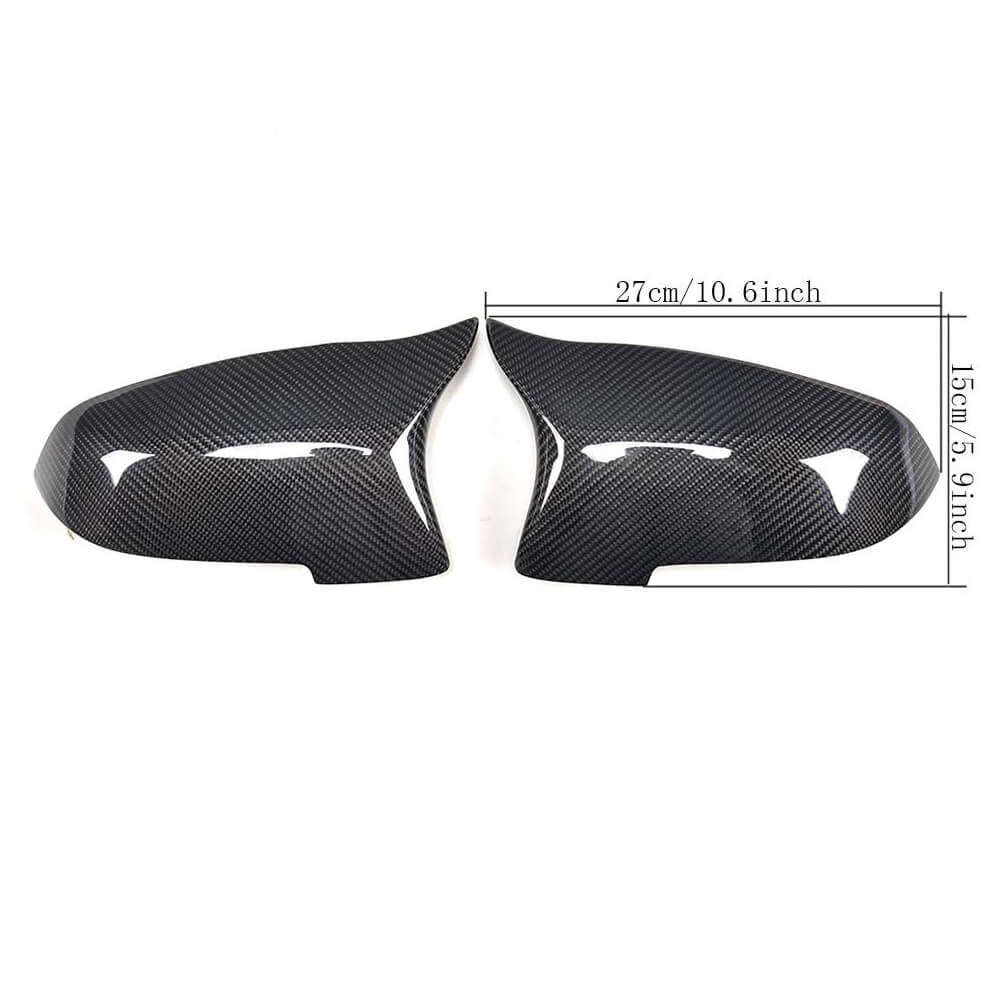 BMW 5 Series F10 2011-2016 Mirror Covers Replacement Style Carbon Fiber/ABS-Ahacarbon