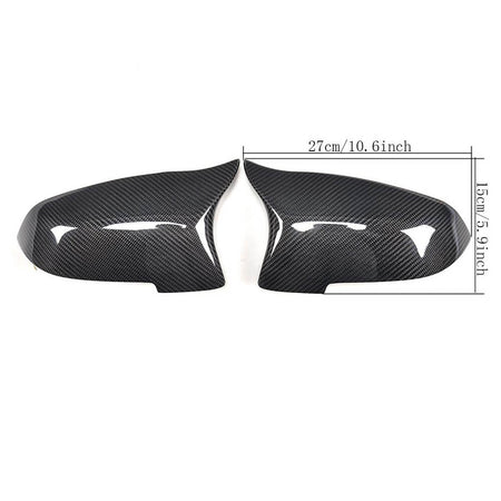 BMW 5 Series F10 2011-2016 Mirror Covers Replacement Style Carbon Fiber/ABS-Ahacarbon