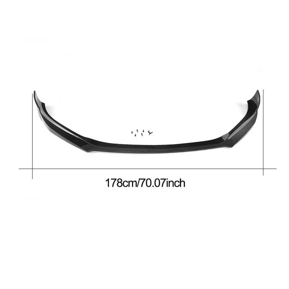 Mazda 3 Axela Sedan Hatchback 2014-2016 Front Bumper Lip Carbon Fiber-Ahacarbon