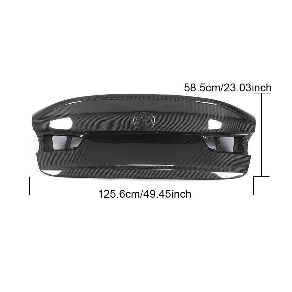 BMW 3 Series G20 2019-2021 Rear Trunk Tail Lid Cover Carbon Fiber-Ahacarbon