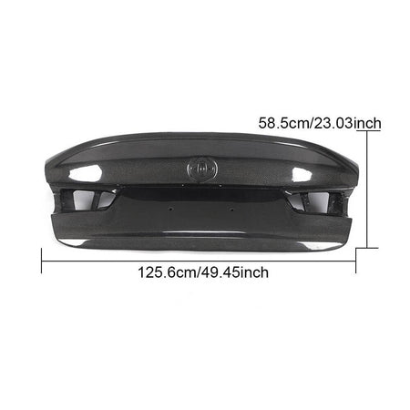 BMW 3 Series G20 2019-2021 Rear Trunk Tail Lid Cover Carbon Fiber-Ahacarbon