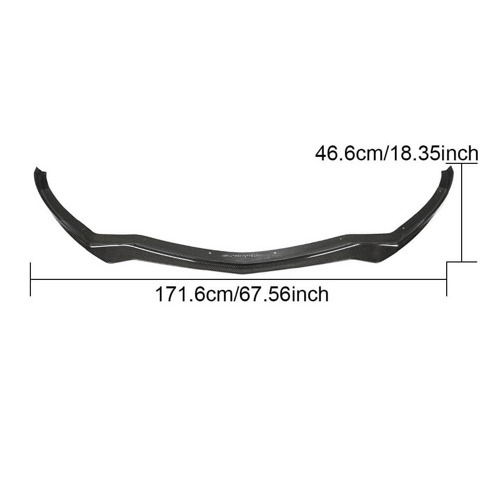 Alfa Romeo Giulia 952 Base 2016-2022 Front Bumper Lip Carbon Fiber-Ahacarbon